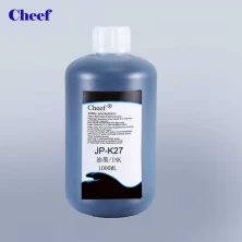 China High Adhesion black cij inkjet ink for Hitachi printer JP-K27 manufacturer