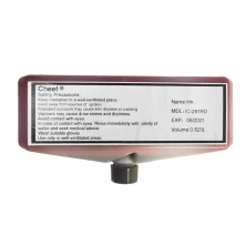 Çin Domino için endüstriyel kodlama mürekkep IC-291RD hızlı kuru kırmızı mürekkep üretici firma