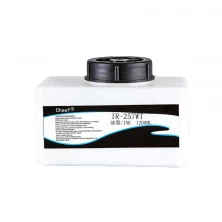 China Tintenstrahldrucker Verbrauchsmaterial weiße Tinte IR-257WT für Domino-Tinte Cij-Tinte Hersteller