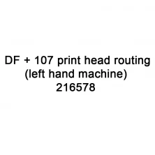 China TTO spare parts DF + 107 print head routing-left hand machine 216578 for Videojet TTO printer manufacturer