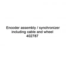 China TTO spare parts Encoder assembly / synchronizer including cable and wheel 402787 for Videojet TTO printer manufacturer