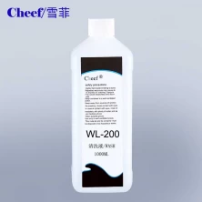 China WL200 Cleaning solution for domino inkjet printer machine 1000ml manufacturer