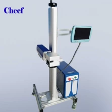 China industrial 20w flying fiber laser marking printer dating printing on PE pipes manufacturer