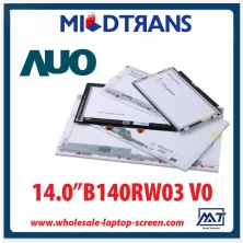 Çin 14.0 "AUO WLED arka dizüstü LED ekran B140RW03 V0 1600 × 900 cd / m2 200  C / R 400: 1 üretici firma