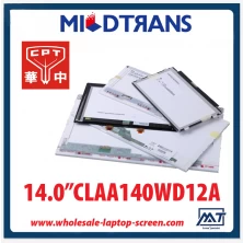 Çin 14.0 "CPT WLED arka dizüstü LED ekran CLAA140WD12A 1366 × 768 cd / m2 220 ° C / R 600: 1 üretici firma