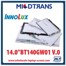 China 14.0 "Innolux WLED-Hintergrundbeleuchtung LED-Panel Notebook BT140GW01 V.0 1366 × 768 cd / m2 220 C / R 600: 1 Hersteller