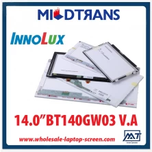 China 14.0 "Innolux WLED-Backlight Notebook LED-Anzeige BT140GW03 VA 1366 × 768 cd / m2 200 C / R 600: 1 Hersteller