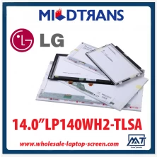 China 14.0 "notebook backlight LG Display TFT LCD WLED LP140WH2-TLSA 1366 × 768 cd / m2 a 200 C / R 350: 1 fabricante