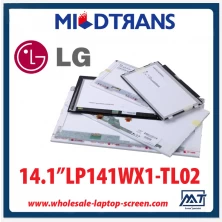 중국 14.1 "LG 디스플레이 CCFL 백라이트 노트북 LCD 패널 LP141WX1-TL02 1280 × 800 CD / m2 185 C / R 350 : 1 제조업체