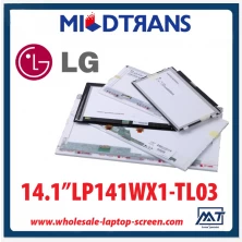 China 14,1 "LG backlight notebook computador painel LCD CCFL exibição LP141WX1-TL03 1280 × 800 cd / m2 a 200 C / R 300: 1 fabricante