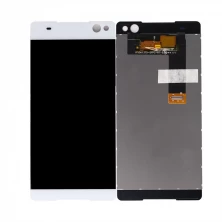 Çin 6.0 "Sony Xperia C5 Için LCD Dokunmatik Ekran Digitizer Ultra Ekran Cep Telefonu Meclisi Beyaz üretici firma