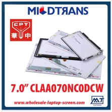 China 7.0 "CPT WLED-Backlight Notebook-TFT-LCD CLAA070NC0DCW 1024 × 600 cd / m2 375 C / R 400: 1 Hersteller