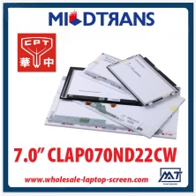 China 7.0 "CPT não notebook backlight célula aberta CLAP070ND22CW 1024 × 600 cd / m2 0 C / R 700: 1 fabricante