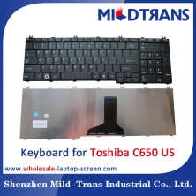 الصين العلامة التجارية الاصلية بابا أفضل مورد لوحة المفاتيح كمبيوتر محمول لغة جديدة الولايات المتحدة توشيبا C650 الصانع