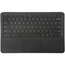 الصين كمبيوتر محمول أسود Palmrest العلوي حالة مع استبدال الجمعية TouchPad الجزء ل HP Chromebook 11 G6 EE L14921-001 الصانع