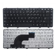 Çin HP ProBook 640 G1 645 G1 Siyah ABD Düzeni için Laptop Klavye 738688-001 736653-001 V139426BS1 Çerçeve üretici firma
