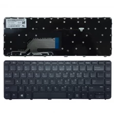 China New US Laptop Keyboard For HP Probook 430 G3 430 G4 440 G3 440 G4 445 G3 640 G2 645 G2 English black Keyboard with frame manufacturer