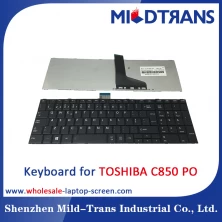 Çin TOSHIBA C850 için PO laptop klavye üretici firma
