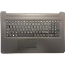 China Replacement for HP Pavilion17BY 17-by 17CA 17-CA 17Q-CS Laptop Upper Case Palmrest Touchpad with Keyboard Assembly Part L22750-001 6070B1308103 Grey manufacturer