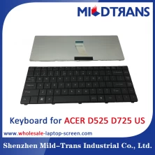 الصين لوحه المفاتيح الامريكيه للكمبيوتر المحمول ايسر D525 D725 الصانع