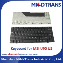 Çin MSI U90 için ABD Laptop klavye üretici firma