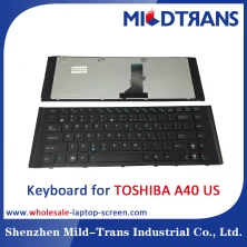 China Teclado do portátil dos e.u. para Toshiba A40 fabricante
