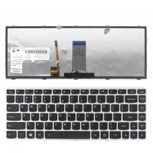 Cina Nuova tastiera di ricambio per Lenovo G40-30 G40-45 G40-70 G40-70M G40-80 G41-35 G40-80 G41-35 E41-80 Telaio in argento per laptop con retroilluminato produttore
