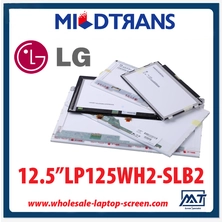 porcelana 12.5 "LG Display WLED cuaderno retroiluminación LED de pantalla de computadora personal LP125WH2-SLB2 1366 × 768 cd / m2 300 C / R 500: 1 fabricante
