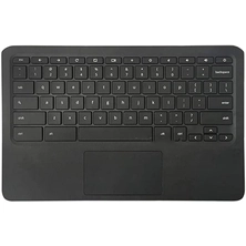 الصين كمبيوتر محمول أسود Palmrest العلوي حالة مع استبدال الجمعية TouchPad الجزء ل HP Chromebook 11 G6 EE L14921-001 الصانع