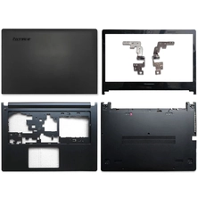 الصين جديد لينوفو Ideapad S400 S410 S405 S435 S436 LAPTOP LCD الغلاف الخلفي / الجبهة الحافة / بالمغرست / أسفل حالة أعلى حالة لا لمسة سوداء الصانع