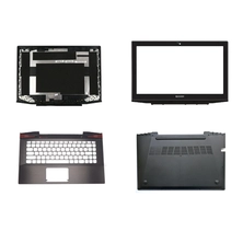 الصين جديد لينوفو ideapad Y40 Y40-70 Y40-80 LCD الجزء العلوي الغطاء الخلفي الغطاء الخلفي / الحافة / palmerest / أسفل القاع القضية غطاء الصانع