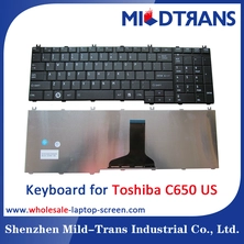 China Brand new original alibaba best laptop keyboard supplier US language Toshiba C650 manufacturer
