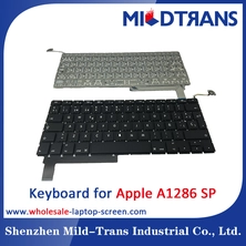 China SP Laptop Keyboard for Apple A1286 manufacturer