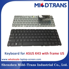 China US Laptop Keyboard for ASUS K43 with frame manufacturer