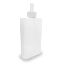porcelana Frascos cuentagotas de plástico cuadrados PETG vacíos de 100 ml fabricante
