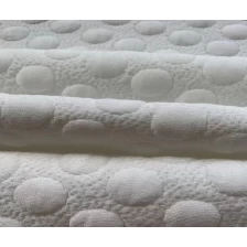 China witte bamboe jacquard matras kussen stof fabrikant