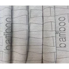 Cina tessuto in schiuma di lattice jacquard di bambù produttore