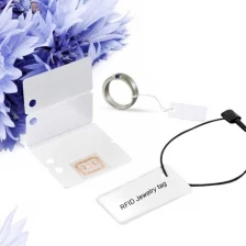 China Wholesale Waterproof UHF RFID Jewelry Hang Tag With Hole manufacturer