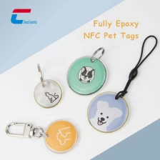 China NFC Dog ID Tag Waterdichte NFC Epoxy Pet Tag Fabrikant fabrikant