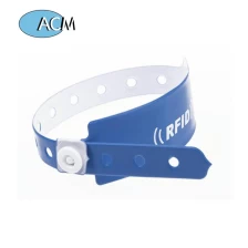 China Disposable 13.56mhz RFID NFC paper wristband RFID bracelet for sport event Identification manufacturer
