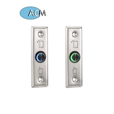 China Door Exit Push Button Release Switch Opener NO COM NC LED light For Door Access Control System Entry Open Touch manufacturer