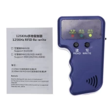 China 125KHz RFID Programador Duplicador Copiador Gravador Leitor Gravador Cartão de identificação Clonador e chave fabricante