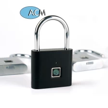 China Security Fingerprint PadLock IP65 Waterproof Smart Digital Zinc Alloy Fingerprint Lock Keyless Intelligent Door Lock for Bag manufacturer