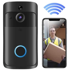 China High Quality Wifi Doorbell Camera V5 Night Vision 1080P Ring Video Wireless Door Bell Cam manufacturer