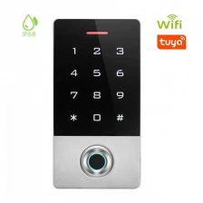 China Tuya WiFi Biometrics Fingerprint Sensor Reader Access Control Keypad RFID Outdoor Access Control Card Reader manufacturer