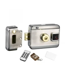 China 12V stainless steel electric mechanical lock electric rim lock Door lock for Access control system manufacturer