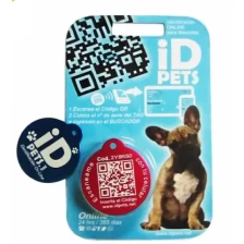 China Smart Touch NFC NTAG213/NTAG216 chip unit QR code finds pet ID tag funny collar anti-lost pet Epoxy tag for cat dog manufacturer