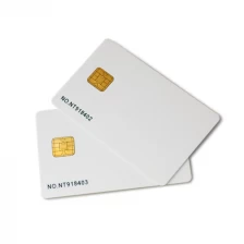porcelana Tarjeta de banda magnética con chip J2A040, contacto con tarjeta Java JCOP, tarjeta de crédito fabricante