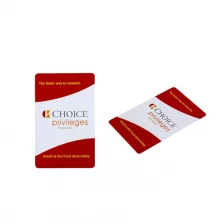 China MIFARE DESFire EV2 Blanko-Hotelschlüsselkarten, Registerkarte, Hotel Holiday Inn Express RFID-Zimmer-Hotelschlüsselkarten Hersteller
