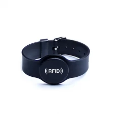 China Waterproof Club Resort Wristband SPA Membership Management Silicone NFC Ntag213 RFID Wristband manufacturer